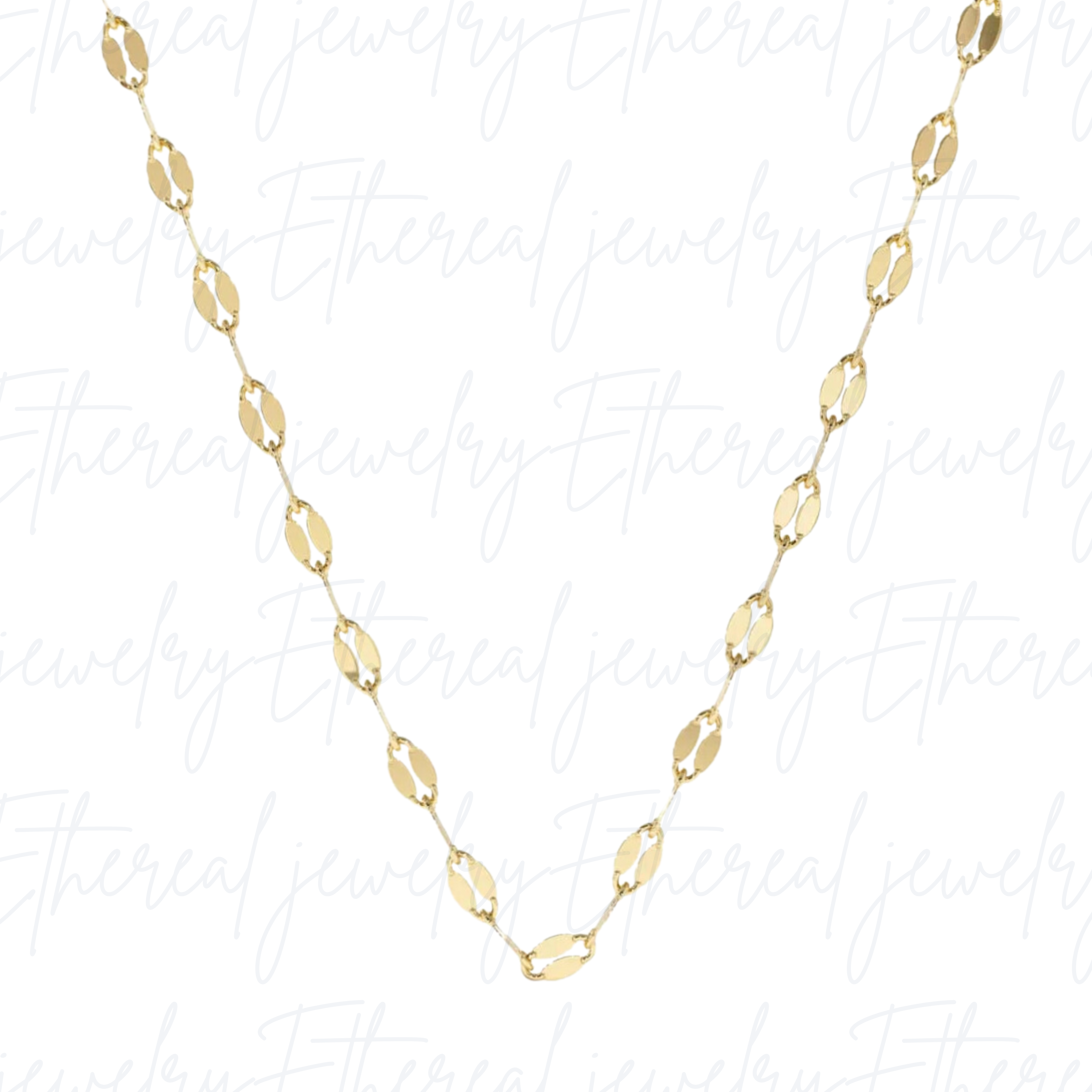 Artemis - Goddess of the Hunt | Dapped Oval Chain 14K Gold-Filled