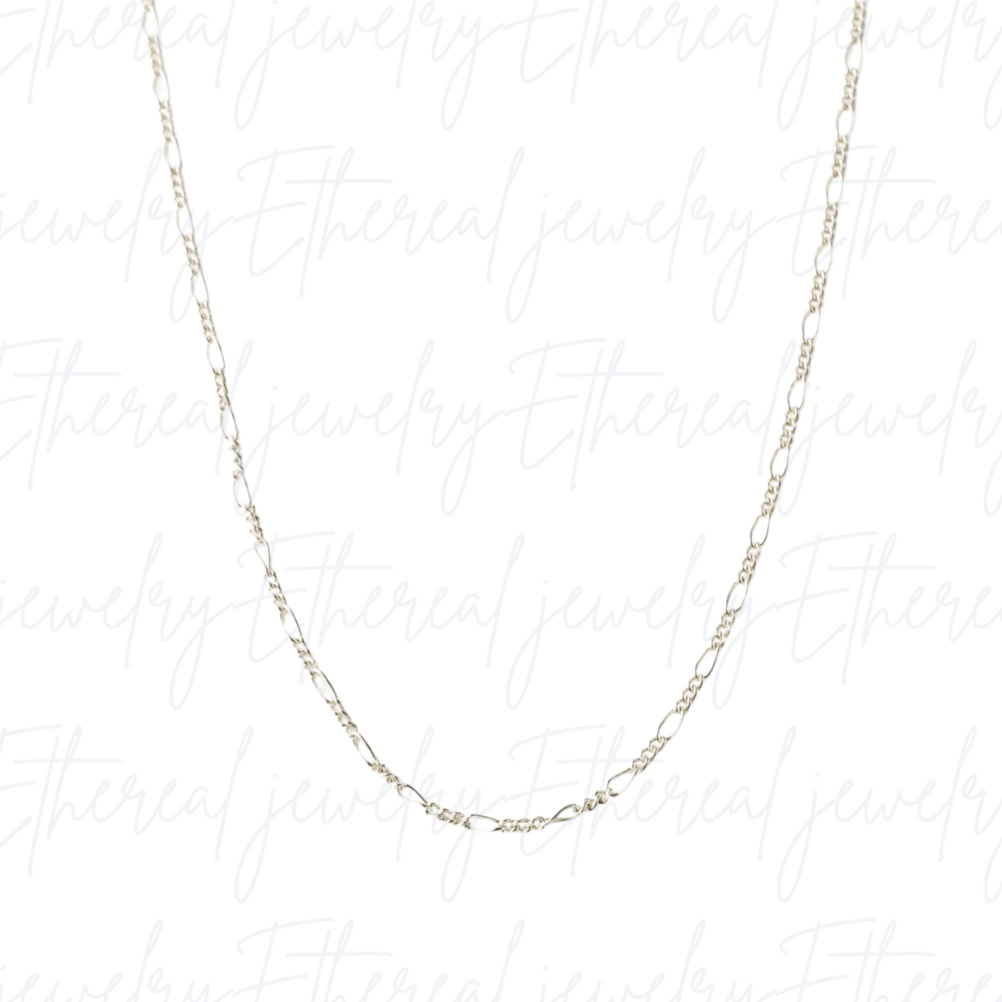 Poseidon - God of the Sea | Figaro Chain Sterling Silver