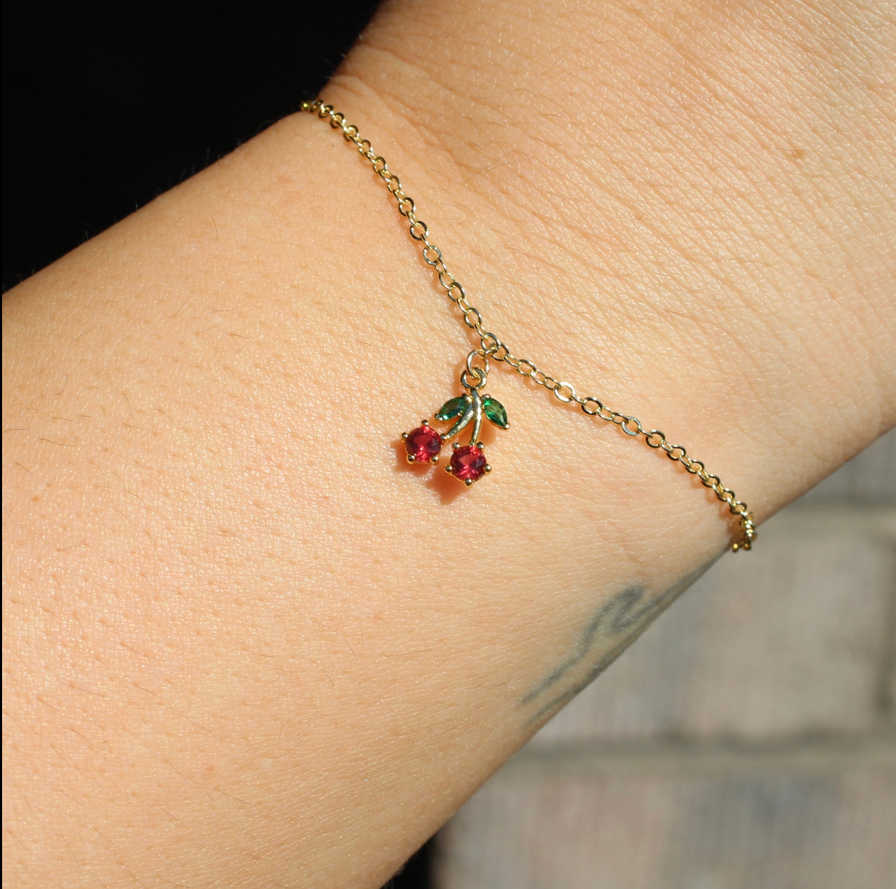 Cherry Charm Bracelet - Ethereal Jewelry