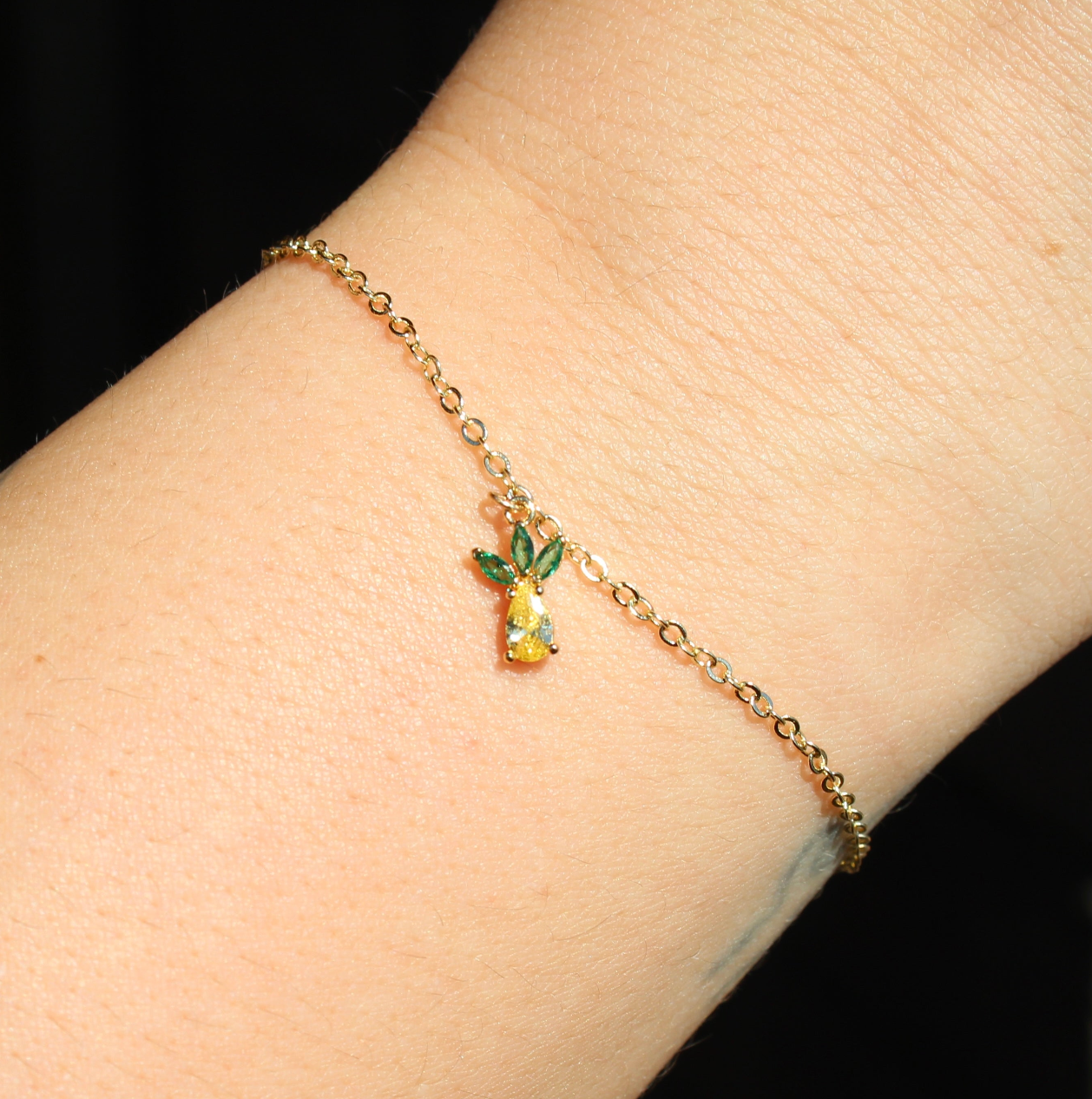 Pineapple Charm Bracelet - Ethereal Jewelry