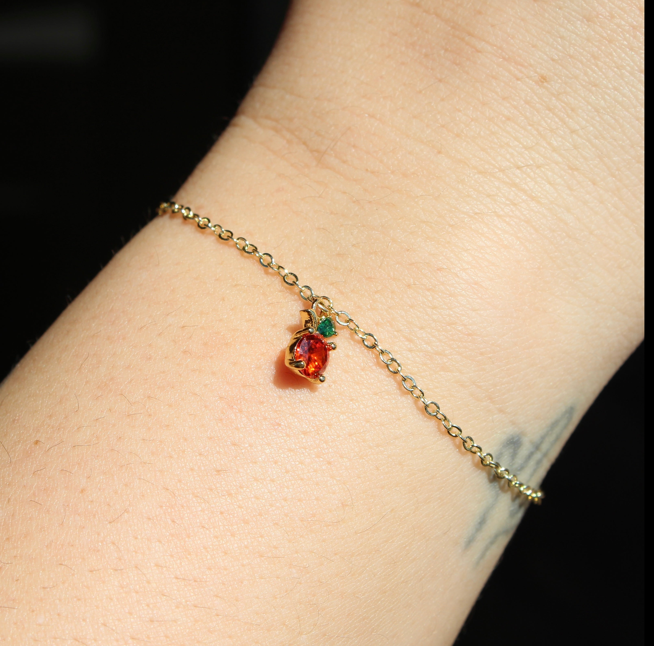 Apple Charm Bracelet - Ethereal Jewelry